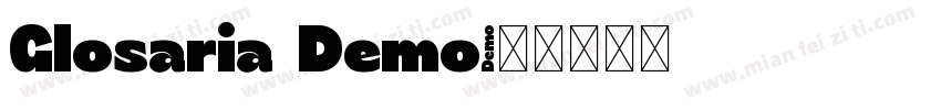 Glosaria Demo字体转换
